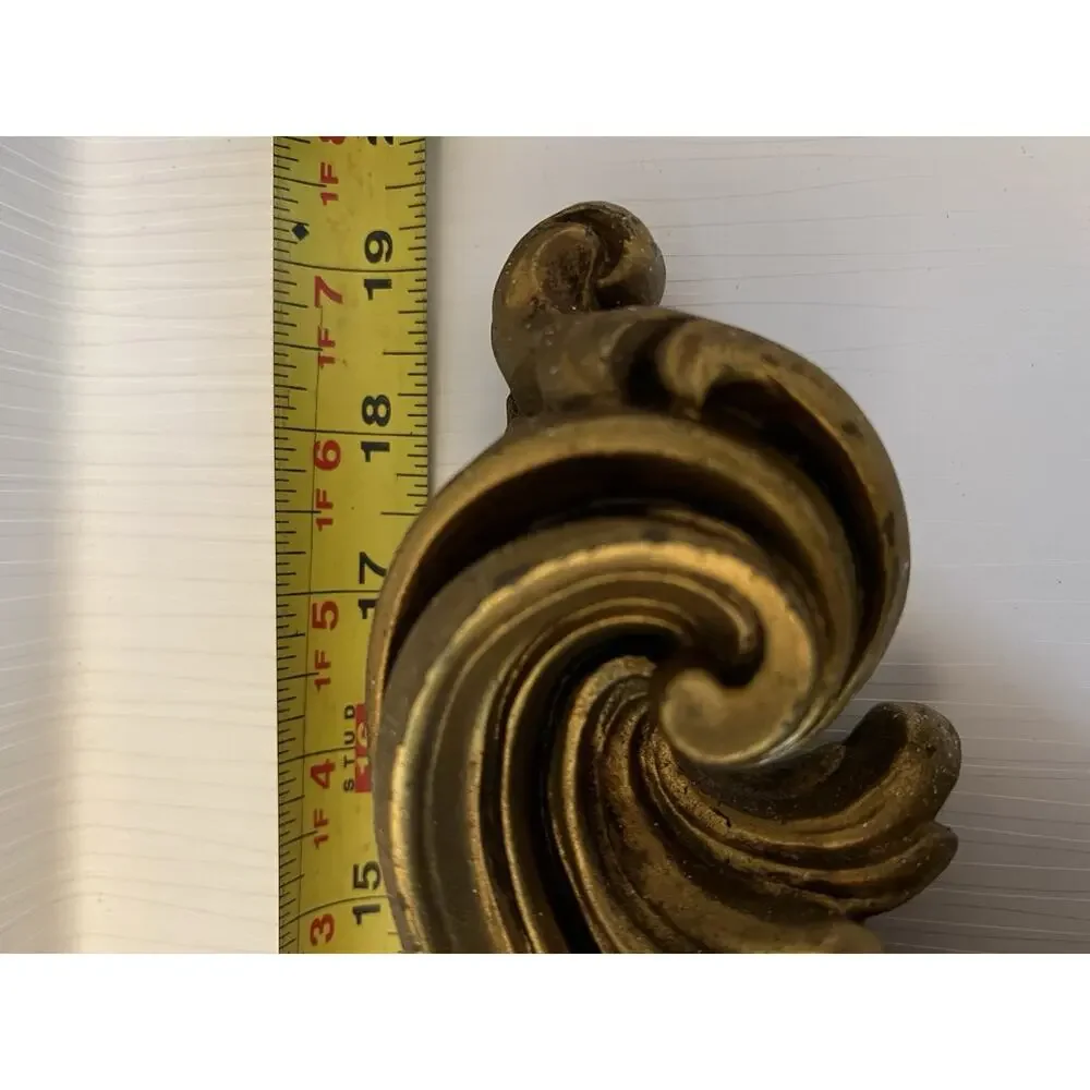 Vintage MCM Ornate Wall Pocket Planter Universal Statuary Hollywood Regency 19”L